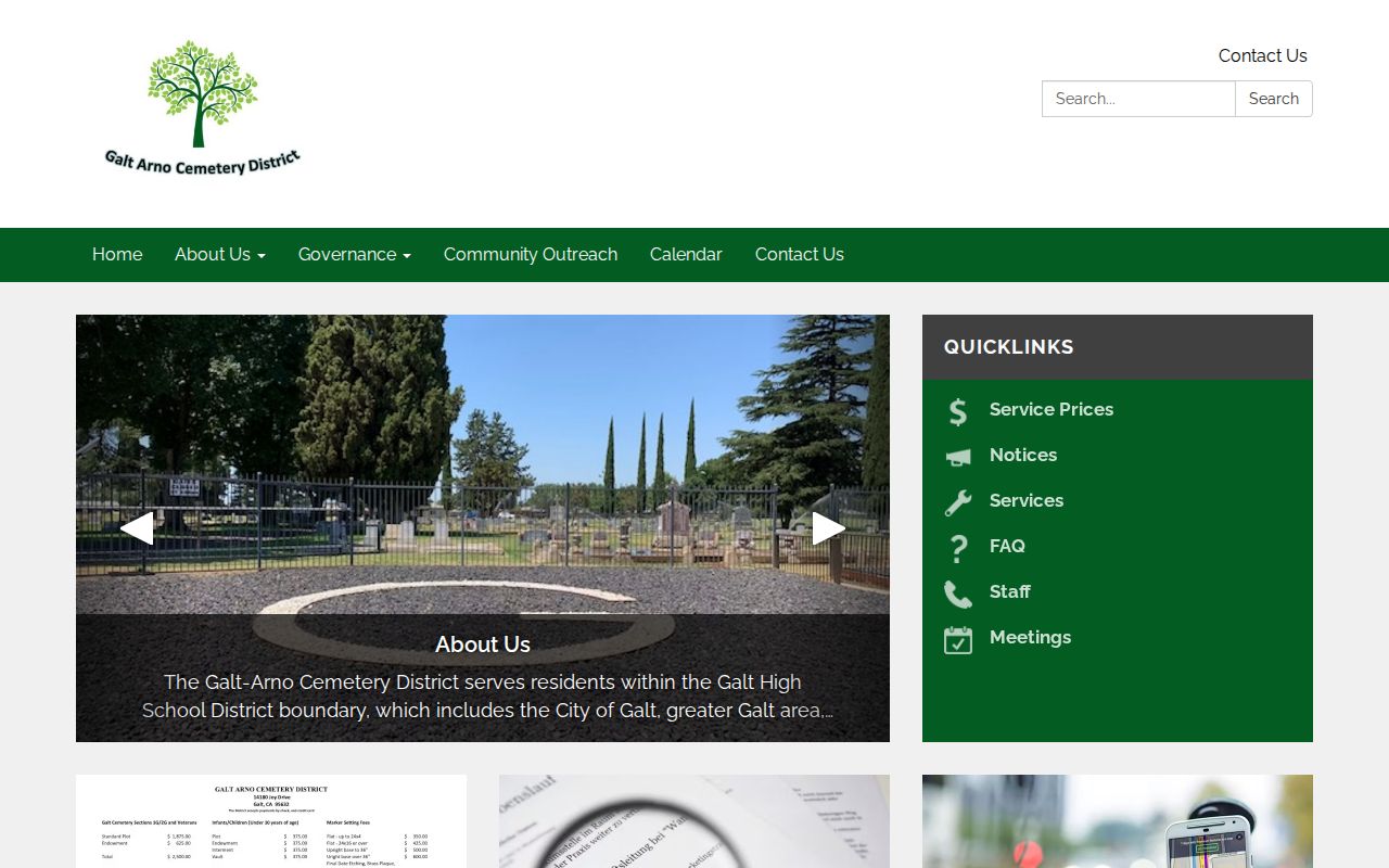 Galt city directory Galt-Arno Cemetery District records