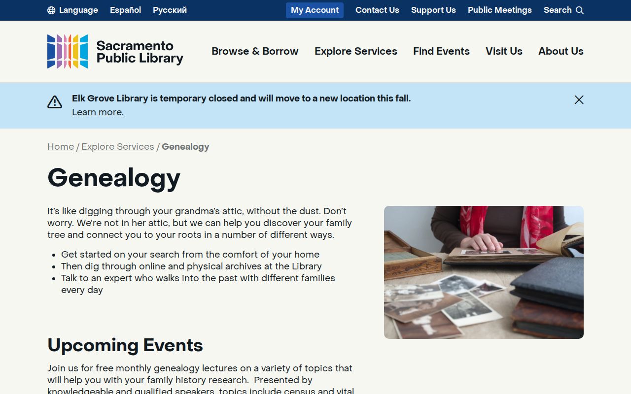 Galt city directory Sacramento Public Library genealogy collections