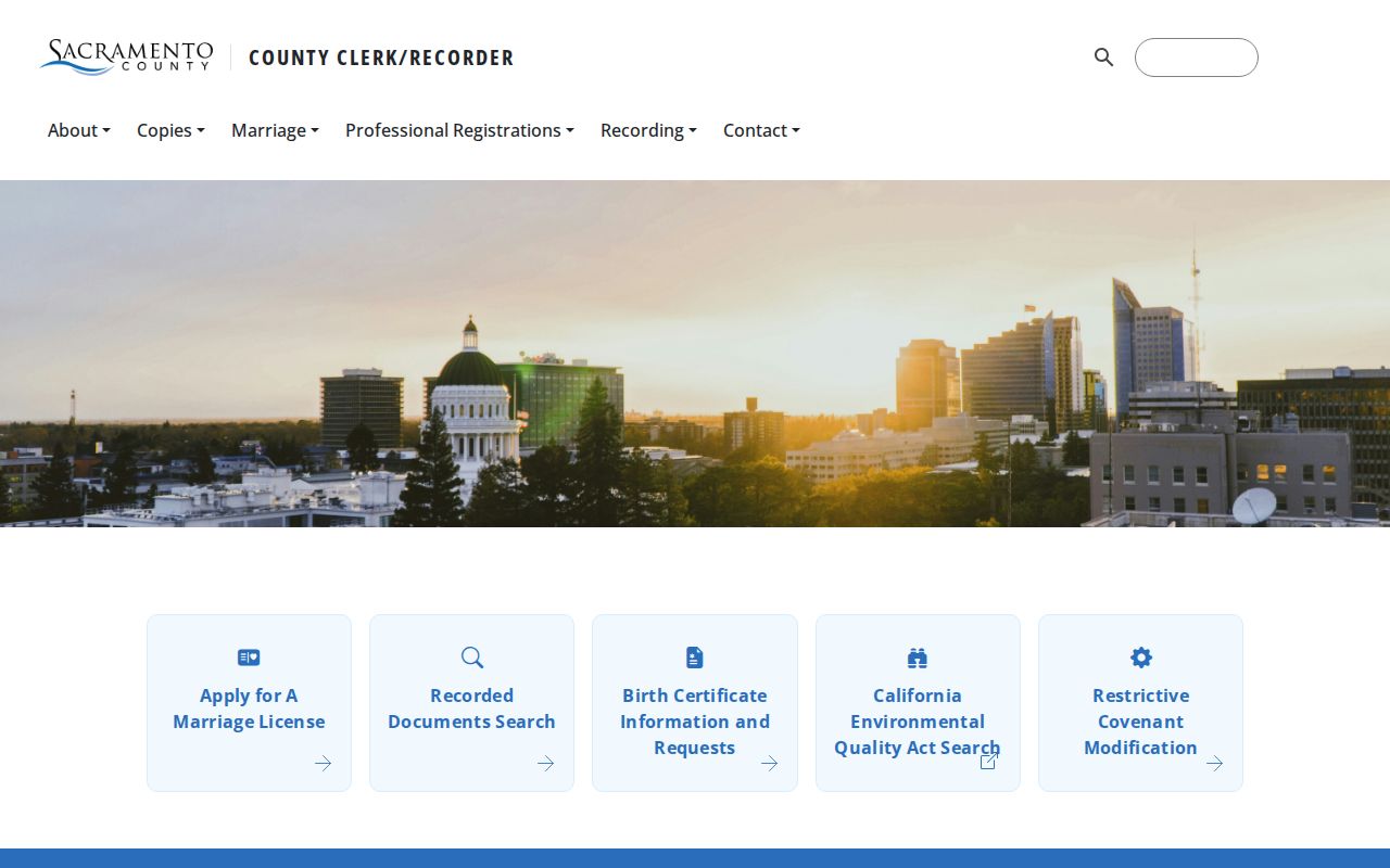 Galt ZIP code directory Sacramento County Clerk Recorder